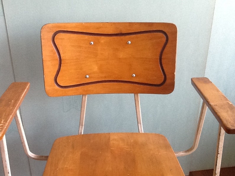 Mid century chair desk chair industrial chair industrial | Etsy