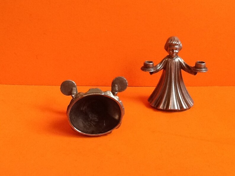 Candle holder christmas candle altar boy candle holder vintage Etsy