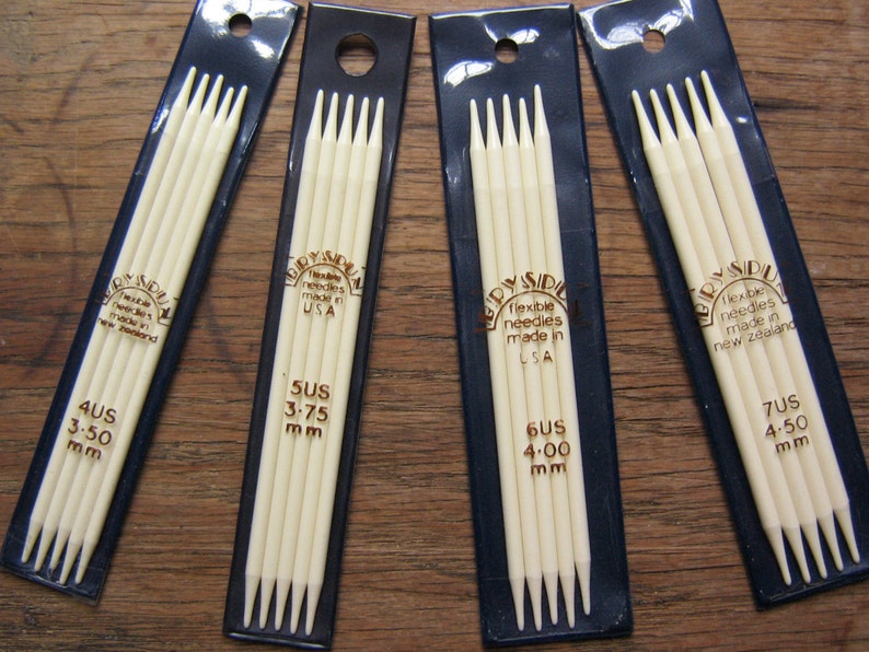 BrySpun knitting needles 5 inch double point set of 5 Etsy