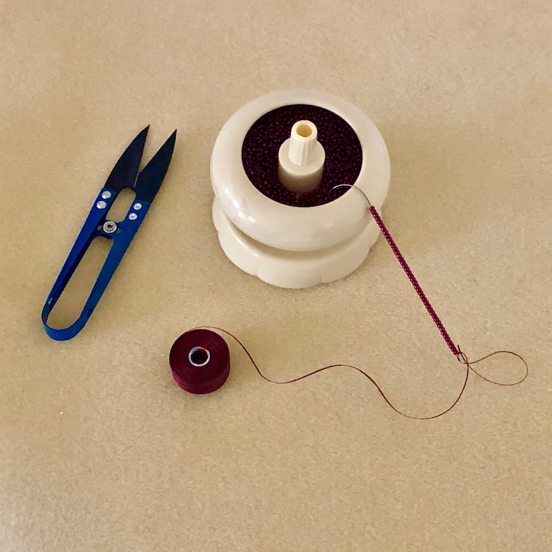 The Beadsmith Micro Spin & String Bead Stringing Tool Only Etsy