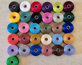 Superlon Tex 45 Beading Thread: Size D, 78 Yard Bobbin, S-lon