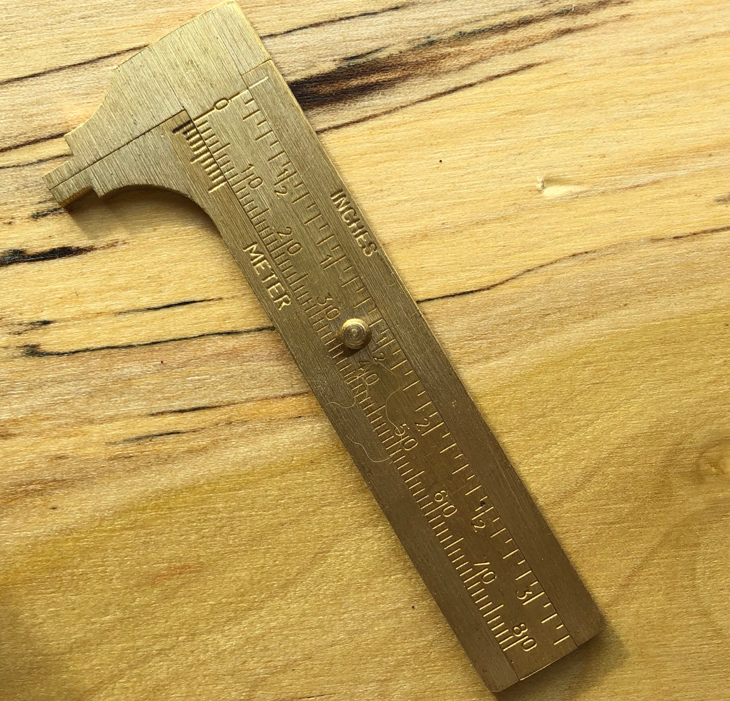 All Important Brass Gauge for Measuring in Both Metric and Etsy Australia