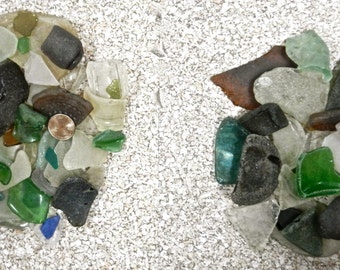 Sea Glass Shards From The New England Coastline In Clear, Blues, Greens And Brown For Your Jewelry, Mosaics, Photography, Sculpture And More