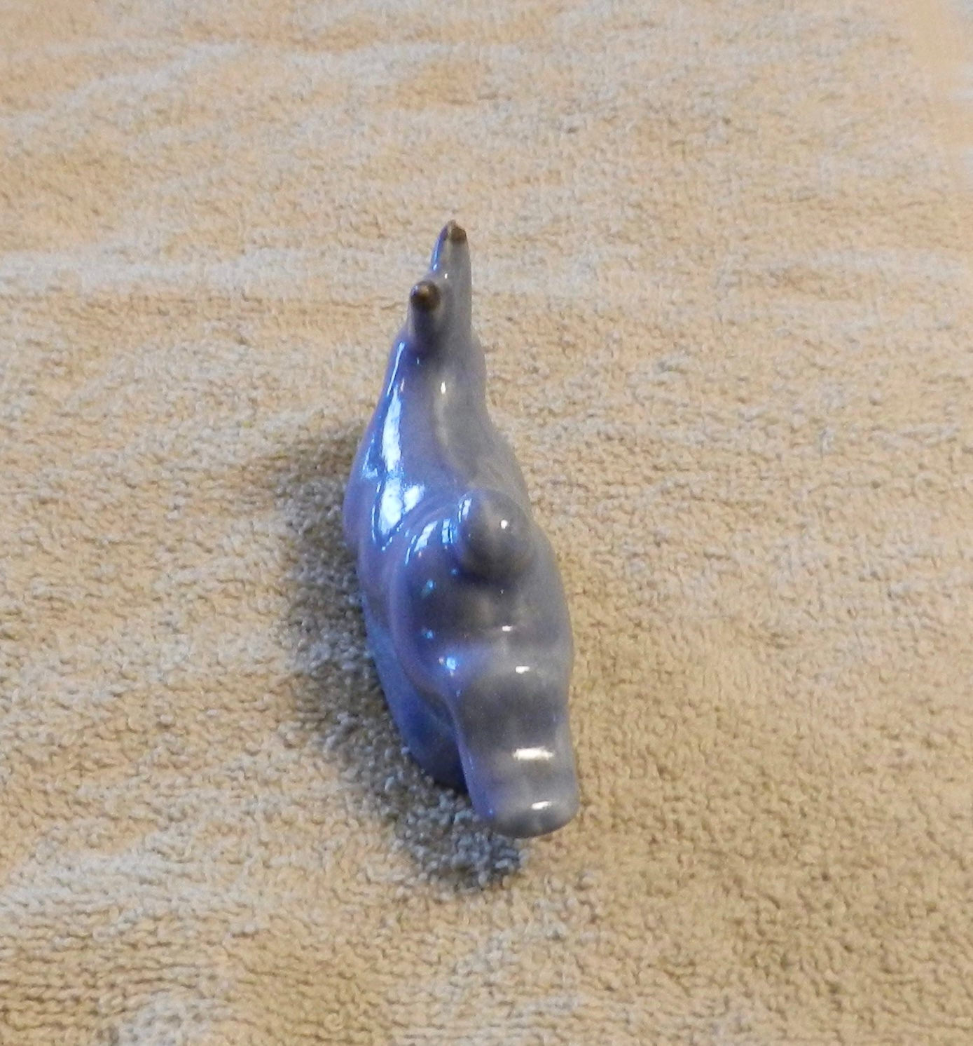 Antique Chinese Rabbit Figurine: Blue Glazed Ceramic, Circa 1900 - Etsy