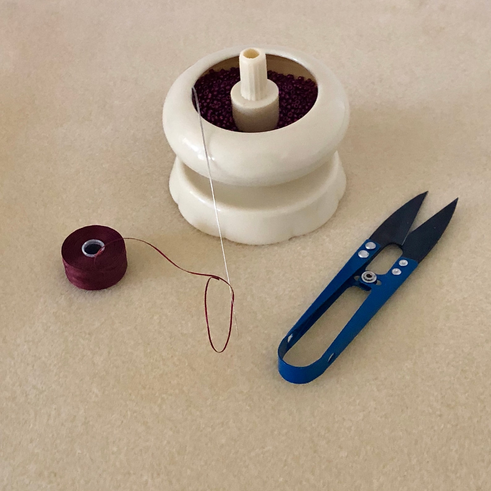 The Beadsmith Micro Spin & String Bead Stringing Tool Only Etsy