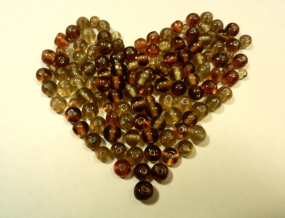 Perle Di Ceramica Bicolore Lucide Rotonde Lucide Da 4 Mm - Foto 13