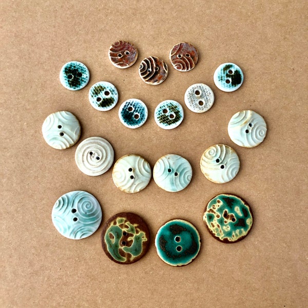 Porcelain Buttons Etsy
