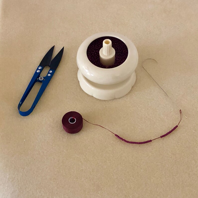 The Beadsmith Micro Spin & String Bead Stringing Tool Only Etsy