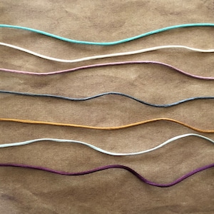 Satin Rattail Cord: Silky Nylon Braid for Jewelry Making - Sold by the Yard