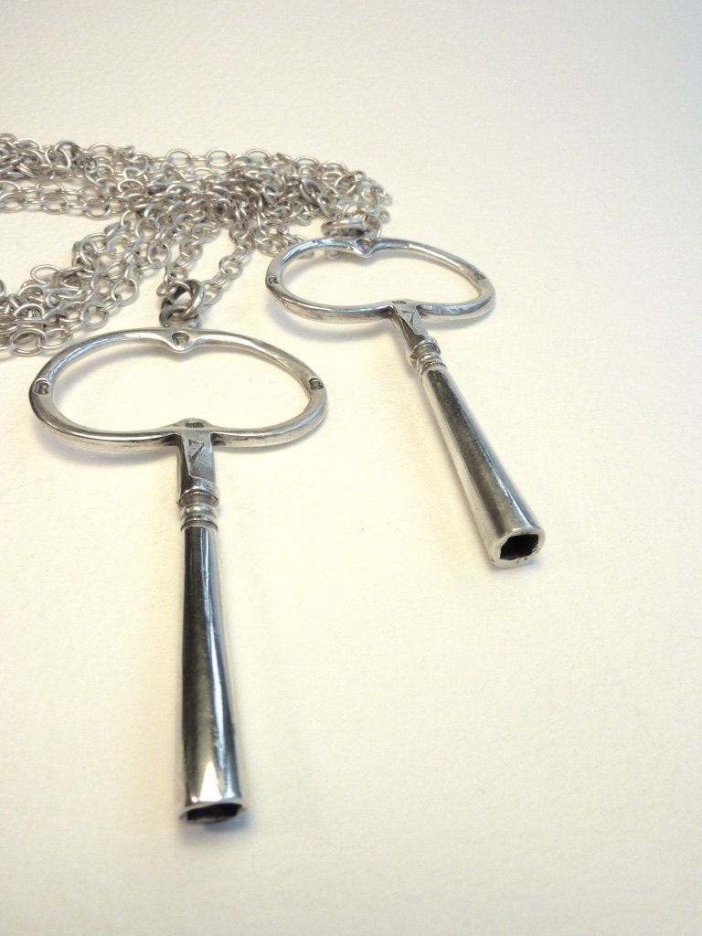 Clock Key Rings Sterling Silver Clock Key. - Etsy