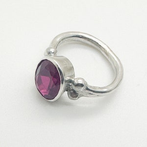 Blood Red Ruby-style Ring