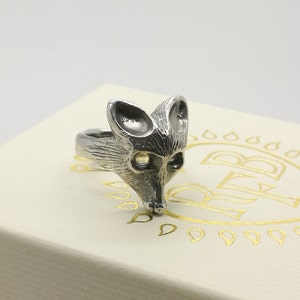 Anello Reynard la Volpe in argento sterling