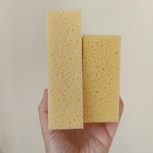 Esponja gruesa para cerámica - Dos tamaños de esponja - Herramientas de cerámica - Esponjas para manualidades - Esponja para ladrillos