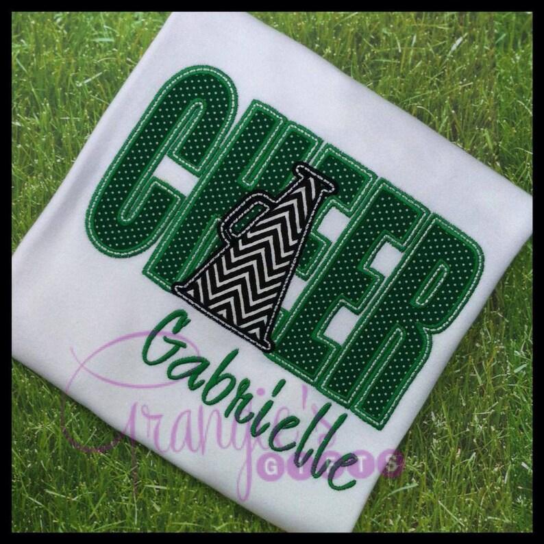 Personalized Custom Cheer Cheerleader TShirt Etsy