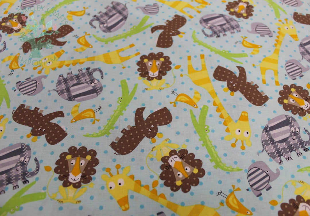 Jungle Nursery Fabric Etsy