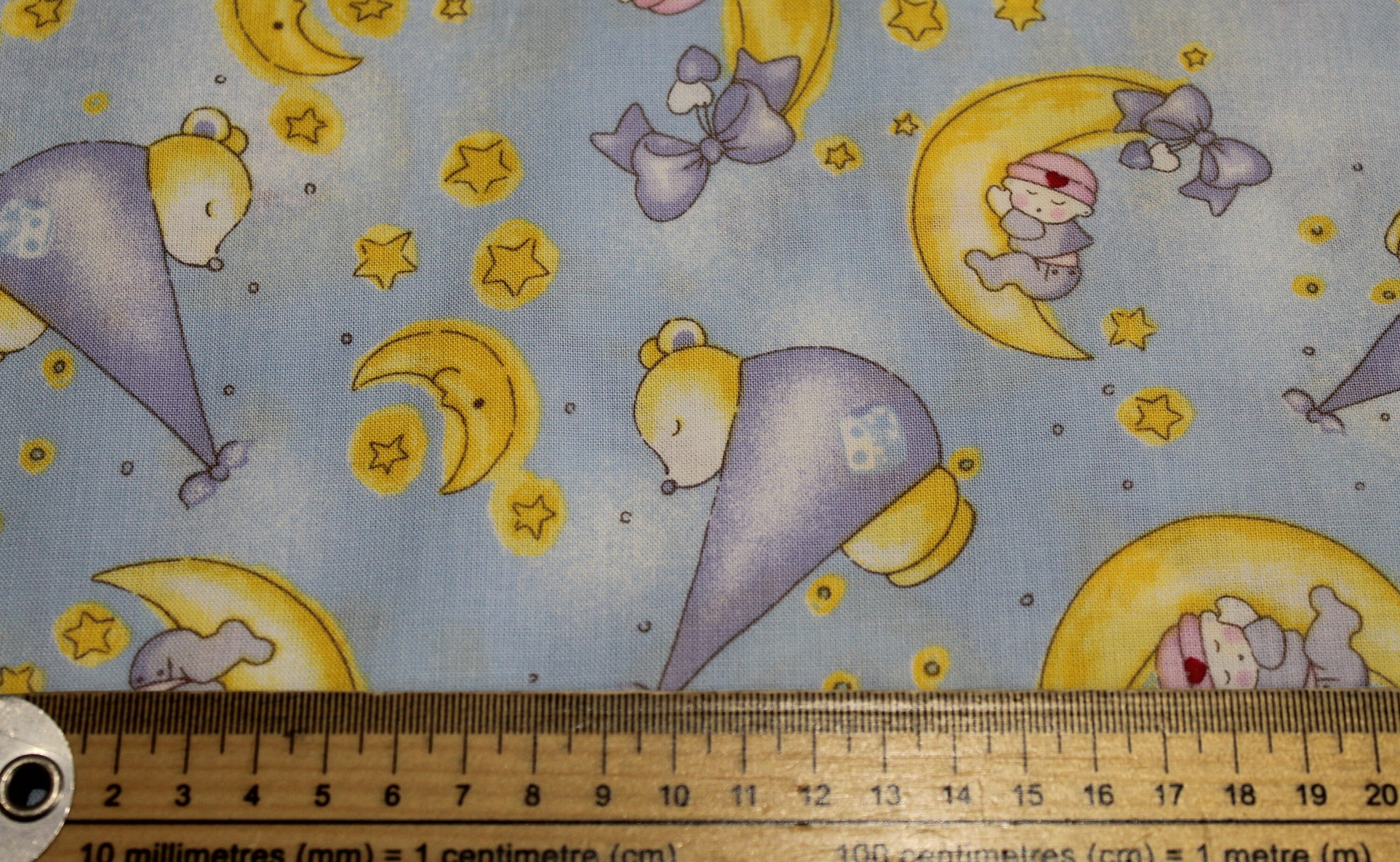 Baby Moon Nursery Fabric Etsy