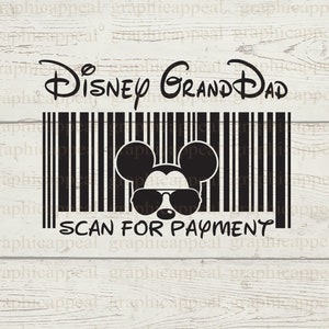Scannen voor betaling opa Svg, muis met zonnebril vlieger, bril, gesneden bestand, png, jpeg, clipart, afdrukbaar, digitale vector download