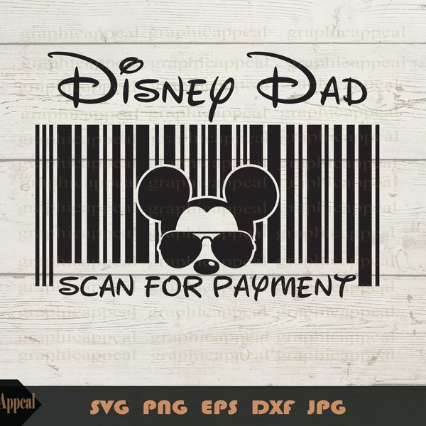 Scan for Payment Svg, Mouse with Sunglasses Svg, Dad, Aviator, Glasses, Cut file, Svg Png Jpeg, clipart, printable, Vector Digital Download