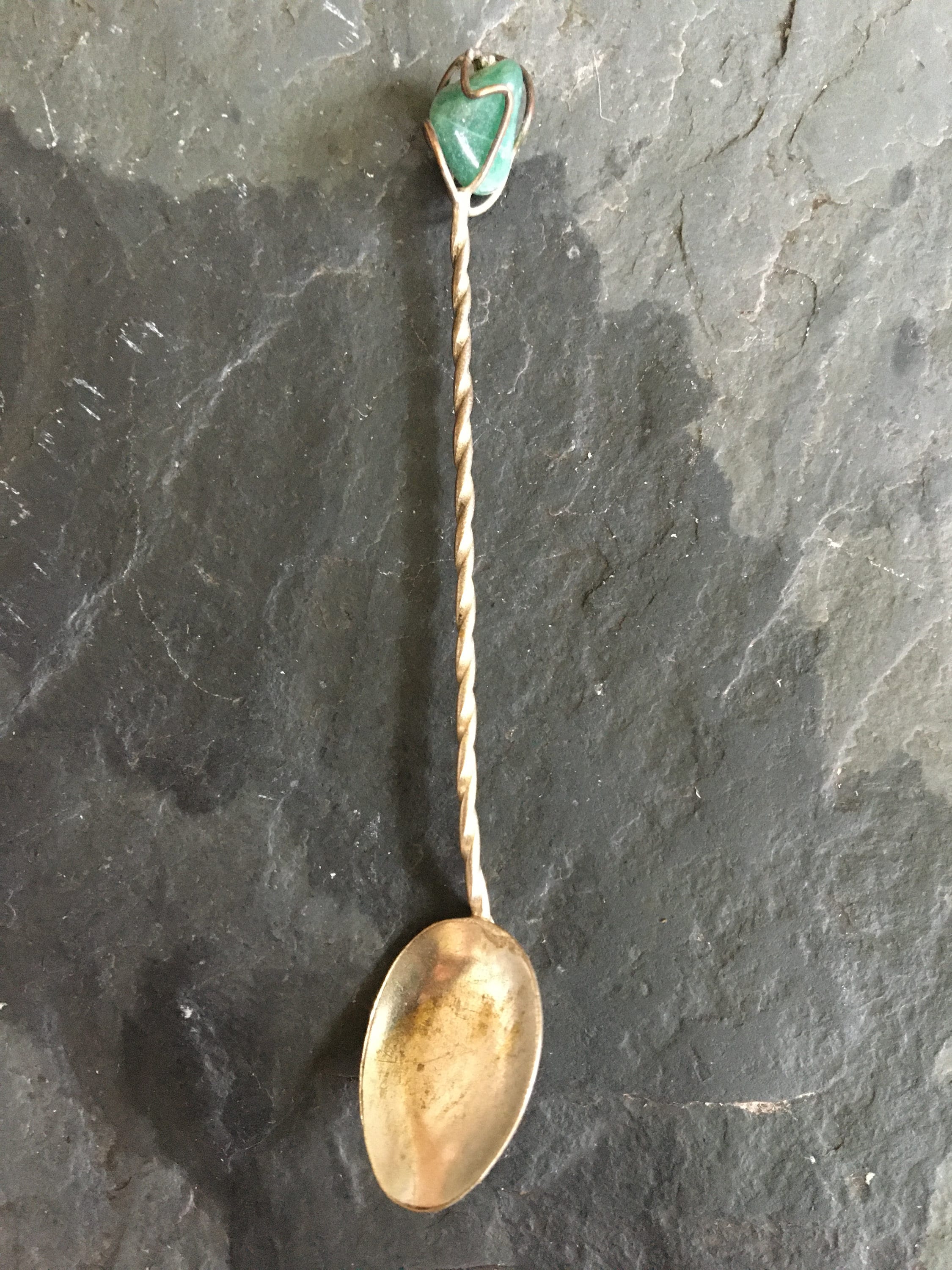 Small silver spoon pendants Etsy