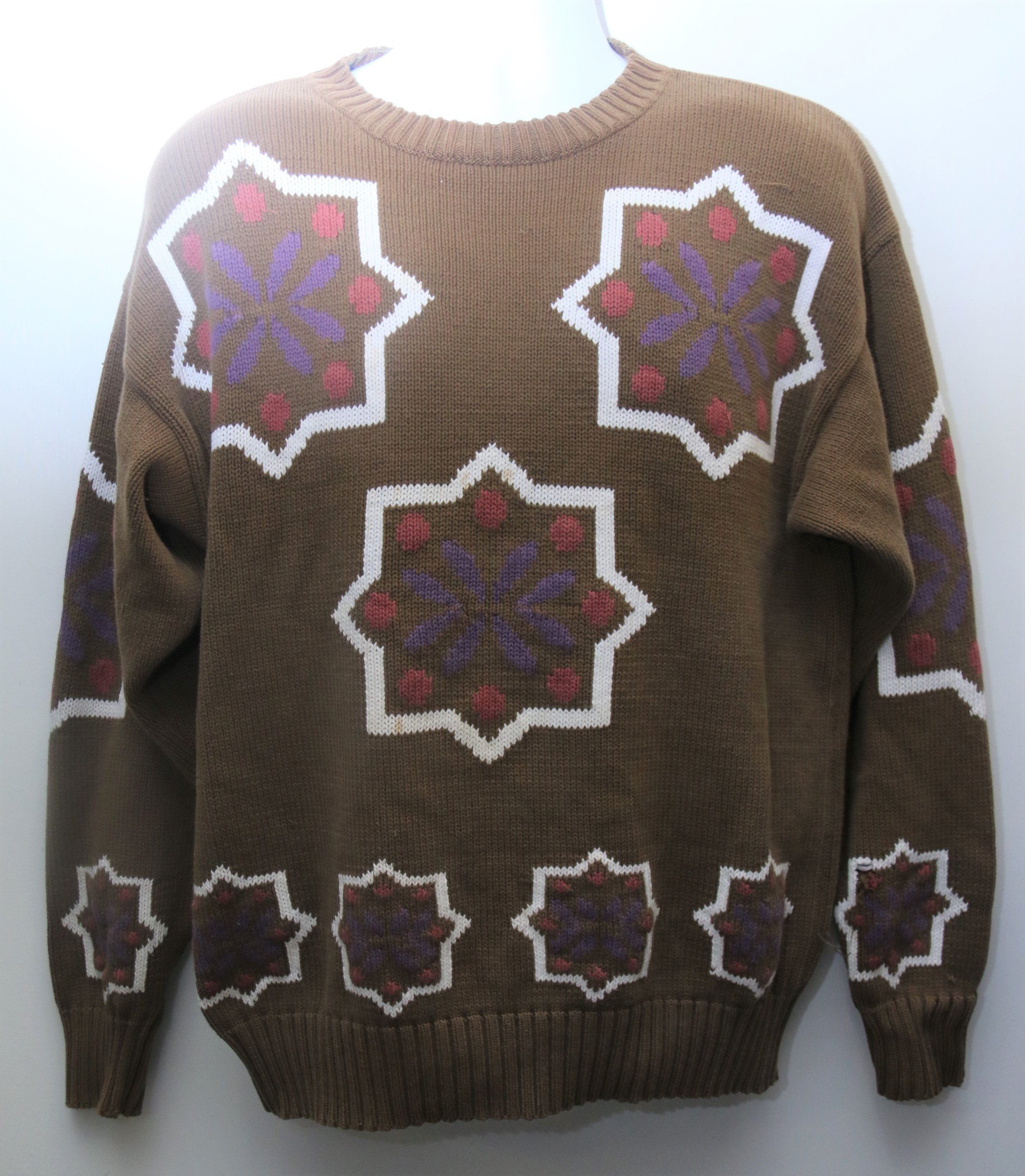 90 ' s Vintage « HENRY Gretel » abstrait pull à motifs Sz : grand 90 ' s Vintage « HENRY à Gretel » abstrait pull à « HENRY motifs Sz : grand bbda79