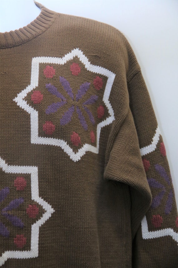 90 ' s Vintage « HENRY à Gretel » abstrait pull à « HENRY motifs Sz : grand bbda79 90 ' s Vintage « HENRY à Gretel » abstrait pull à « HENRY motifs Sz : grand bbda79