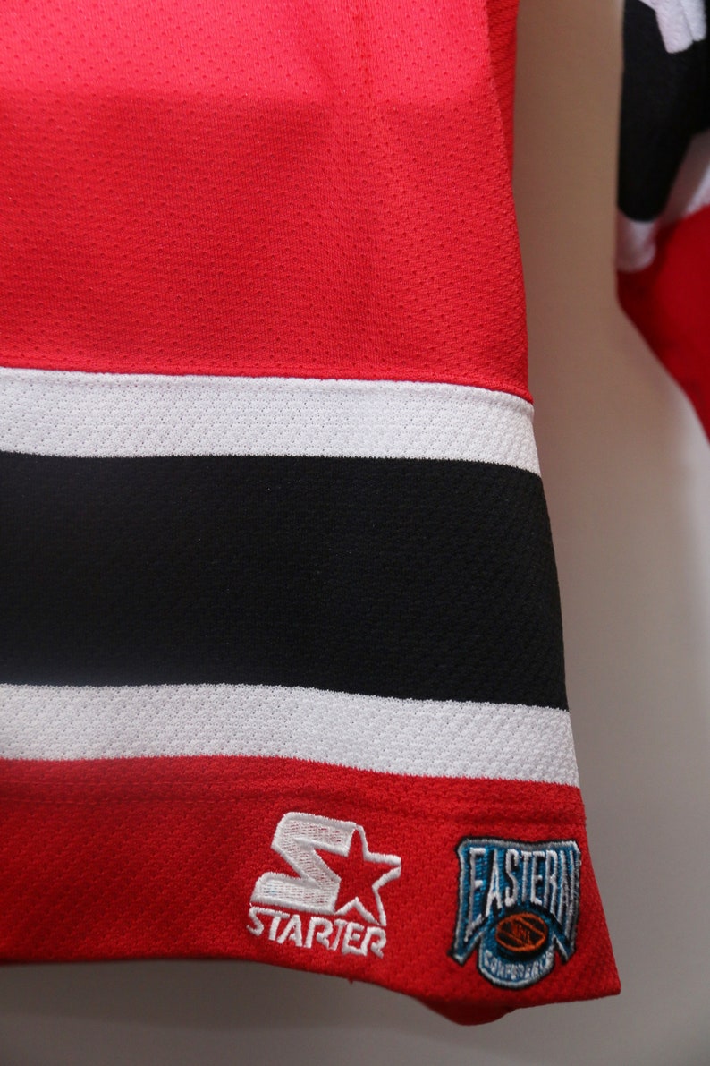 Men/'s Exclusive Rare 90/'s Vintage Starter NEW JERSEY DEVILS Hockey Jersey Sz Medium