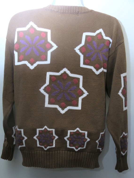 90 ' s Vintage « HENRY à Gretel » abstrait pull à « HENRY motifs Sz : grand bbda79 90 ' s Vintage « HENRY à Gretel » abstrait pull à « HENRY motifs Sz : grand bbda79