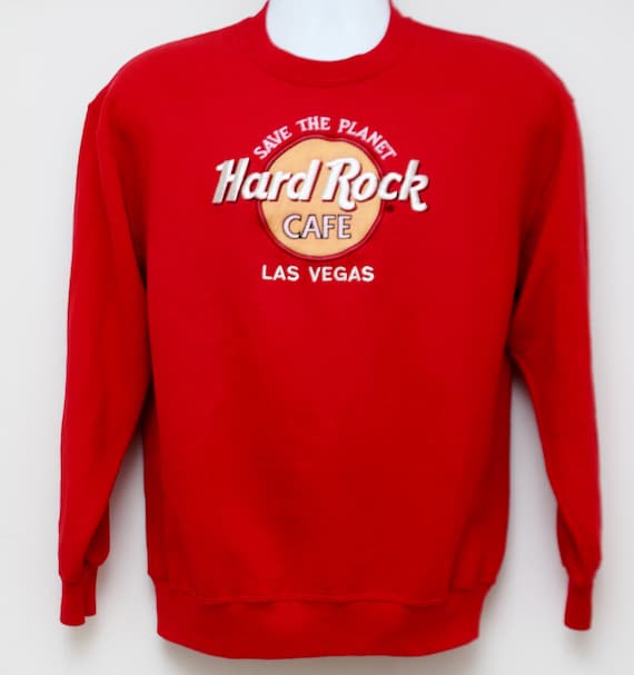 Zeldzame 90 's Vintage HARD ROCK CAFE LasVegas | Etsy Hard rock sweater | Etsy