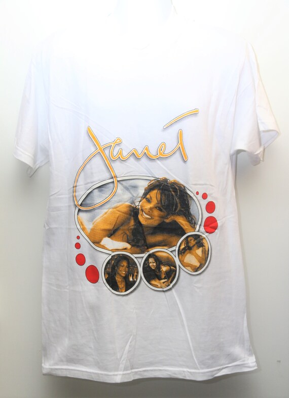 Rare 90's Vintage "JANET JACKSON" Promo Tour Tee S