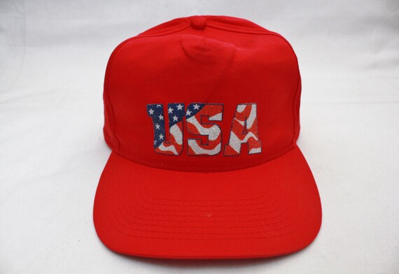 Rare 80's Vintage "USA" Original Snapback