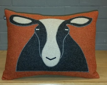 Handmade Zwartbles/Sheep cushion