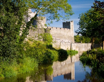 Cahir Castle Ireland, reflections, wall art, photography