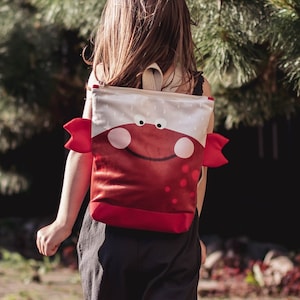 Sac à dos pour tout-petit, sac à dos pour enfants, sac à dos préscolaire crabe