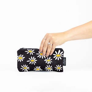 Daisy clutch, makeup pouch, Coin wallet image 1