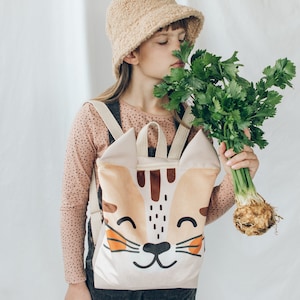 Printed Cat backpack for Kids