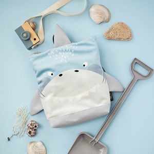 Sac à dos pour tout-petit, sac à dos pour enfant, sac requin imprimé