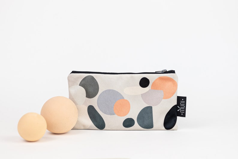 Makeup clutch, travel pouch, Coin wallet image 1