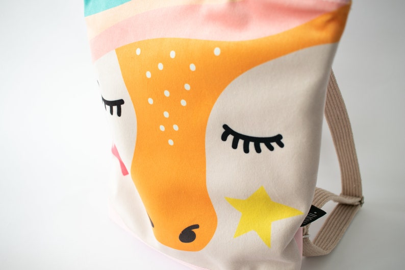 Unicorn backpack for kids, Girls bag, Children backpack, Colorful backpack image 9