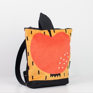 Apple backpack, Kids backpack, Toddler backpack, Personalized Bag zdjęcie 2