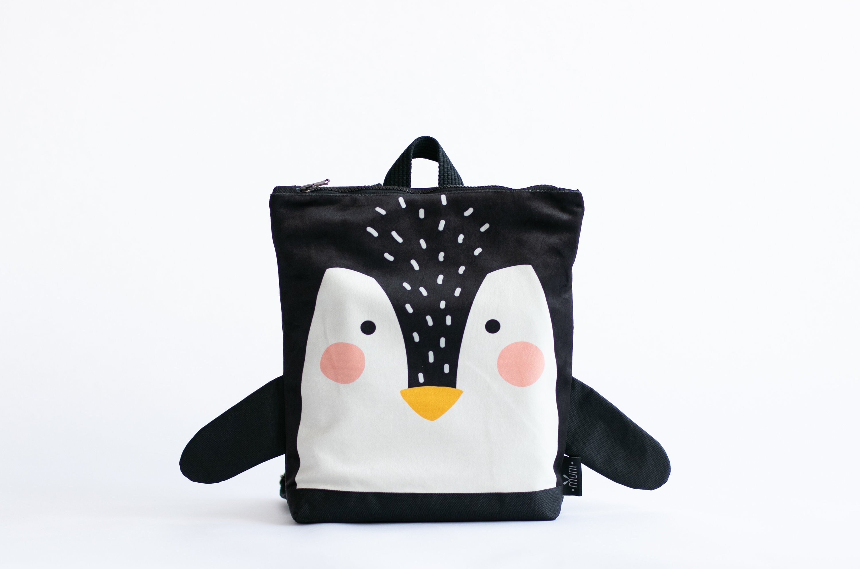 Toddler Backpack Penguin Backpack Printed Backpack Etsy UK
