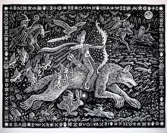 Elven Queen Archer, Werewolf Art.