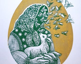 Maria Linocut, Mara Art