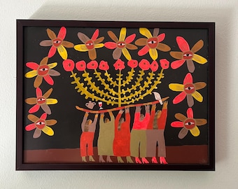 Framed original painting 9x12