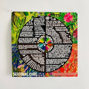 Saison Pflege Poster