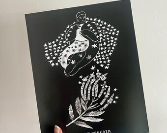 Blue Vervain Herb Dirt Gems Poster Print 8x10