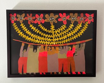 Framed original painting 9x12