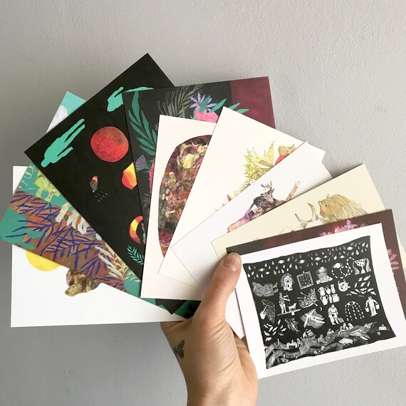 Postcard Set Etsy