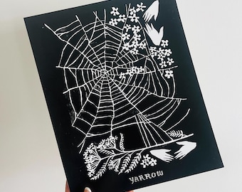 Yarrow Herb Dirt Gems Poster Print 8x10