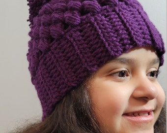 Purple people eater hat