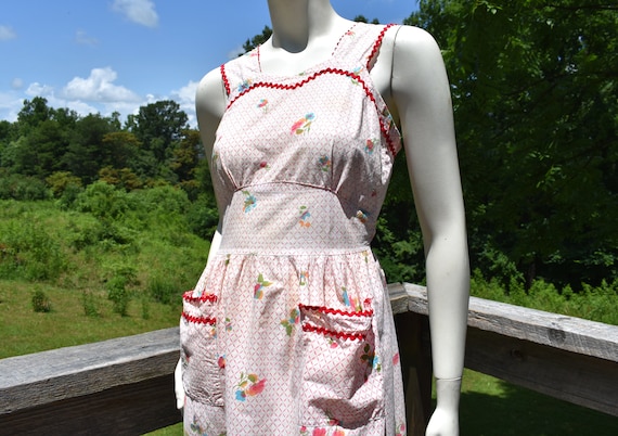 1930s/40s Cotton Frock -- Sweetest Dress Ever! - image 9